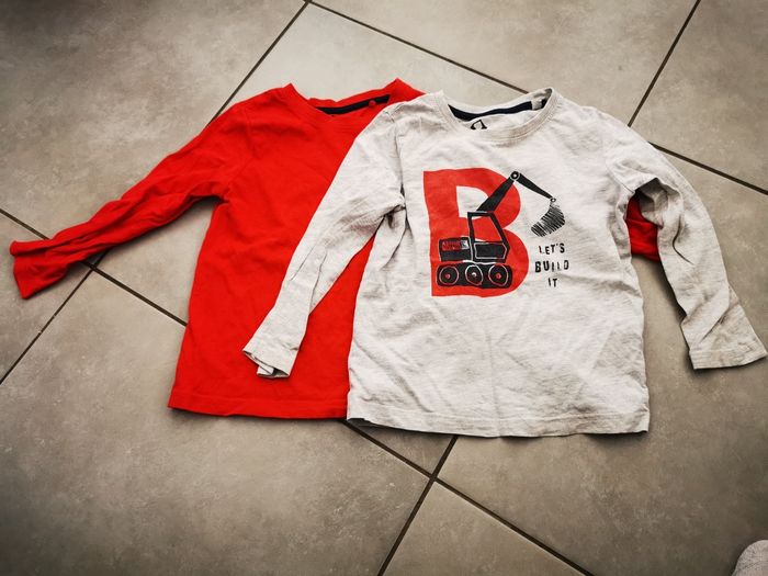 Lot 2 tee-shirt manches longues