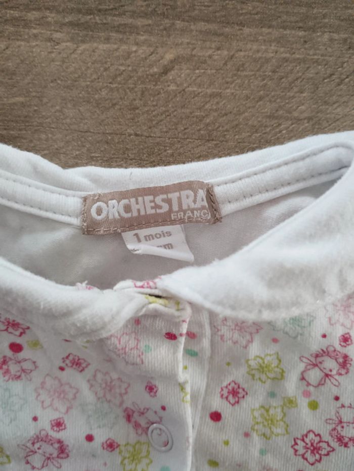 🌞 pyjama été sans pied orchestra 1 mois - photo numéro 3