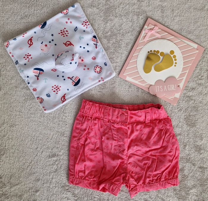Short rose léger Obaibi 6M (neuf) - photo numéro 2