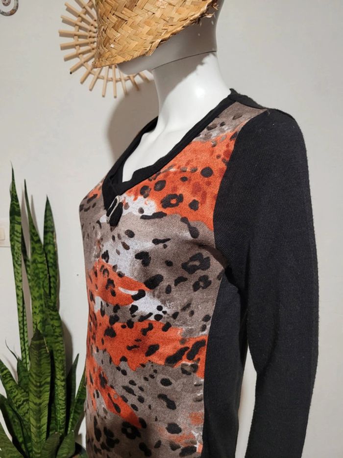 Pull motif léopard - photo numéro 5