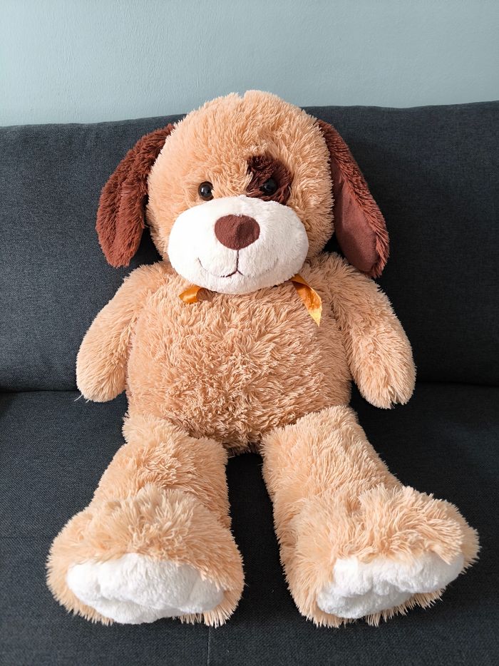 Peluche chien 90 cm