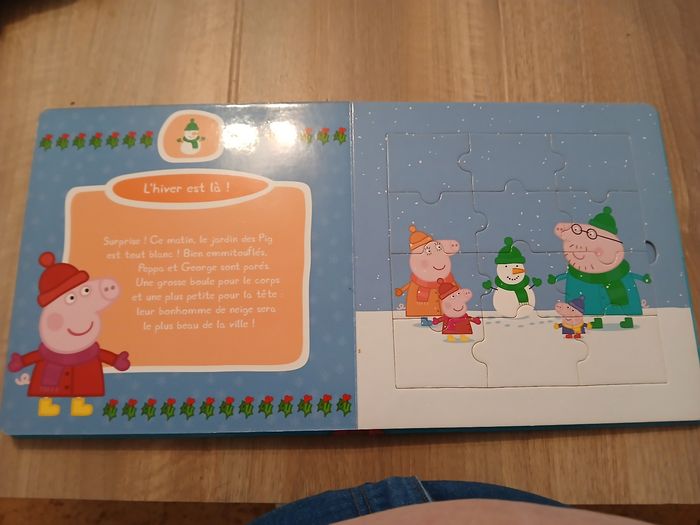 Livre puzzle peppa pig - photo numéro 6
