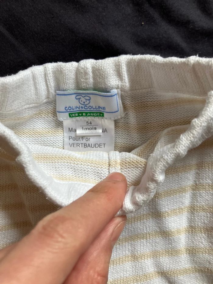 Pantalon en laine vertbaudet 1 mois - photo numéro 2