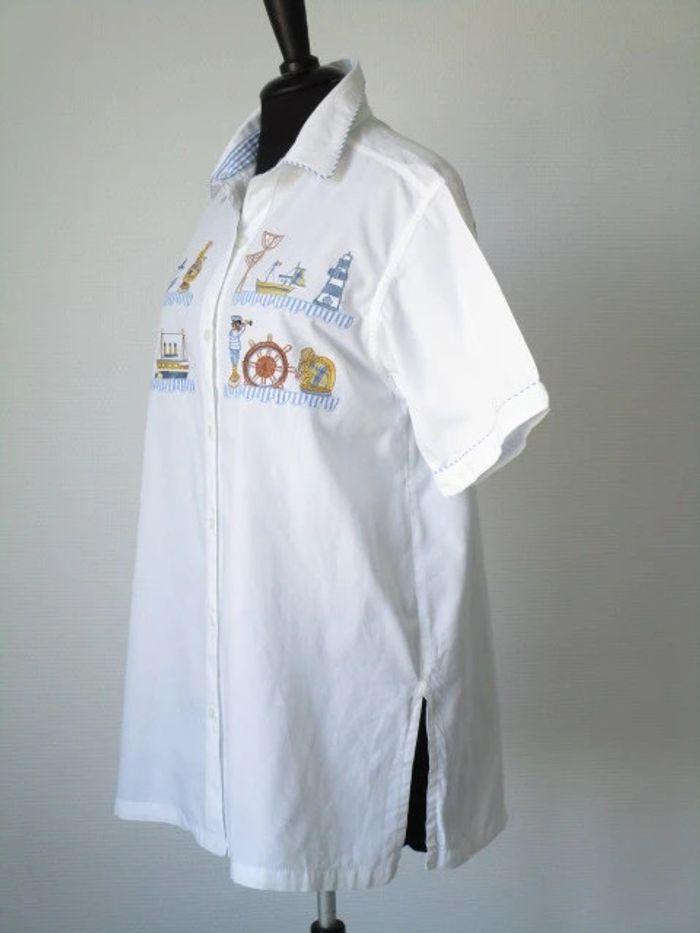 Chemise vintage étagères marin 42 TBE - photo numéro 6