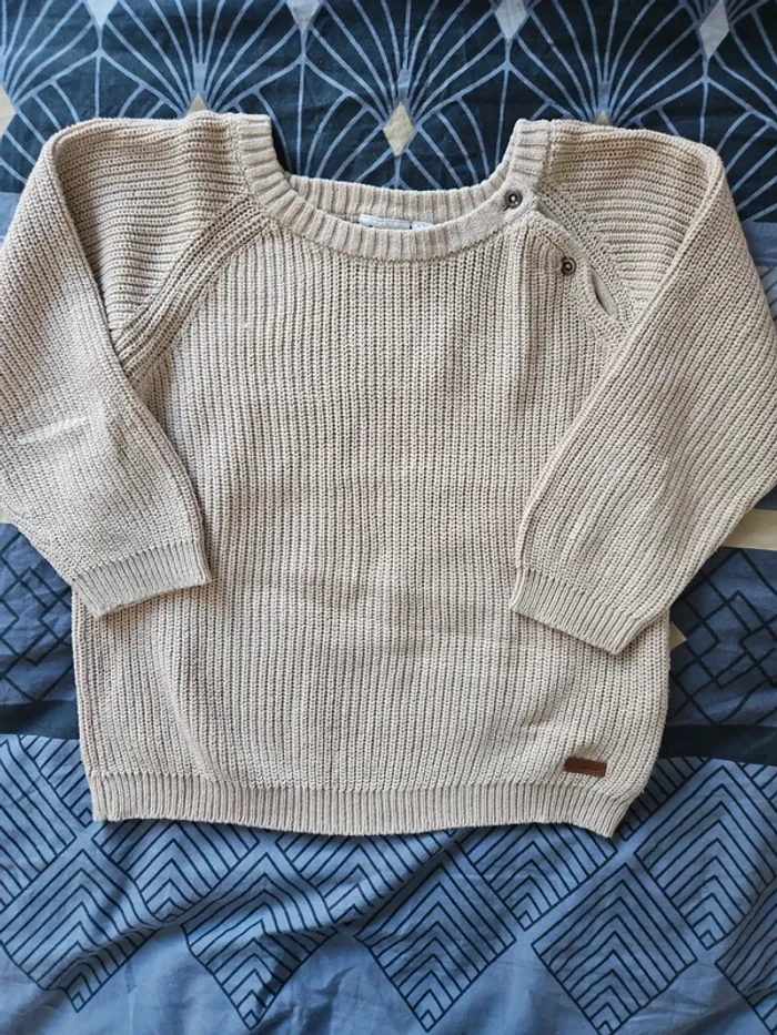 Pull maille beige Name it 3 ans