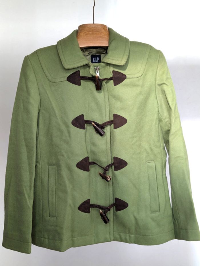 Manteau duffle-coat GAP en laine - Vert
