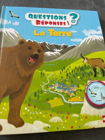 Livre questions réponses Nathan la terre 5 ans