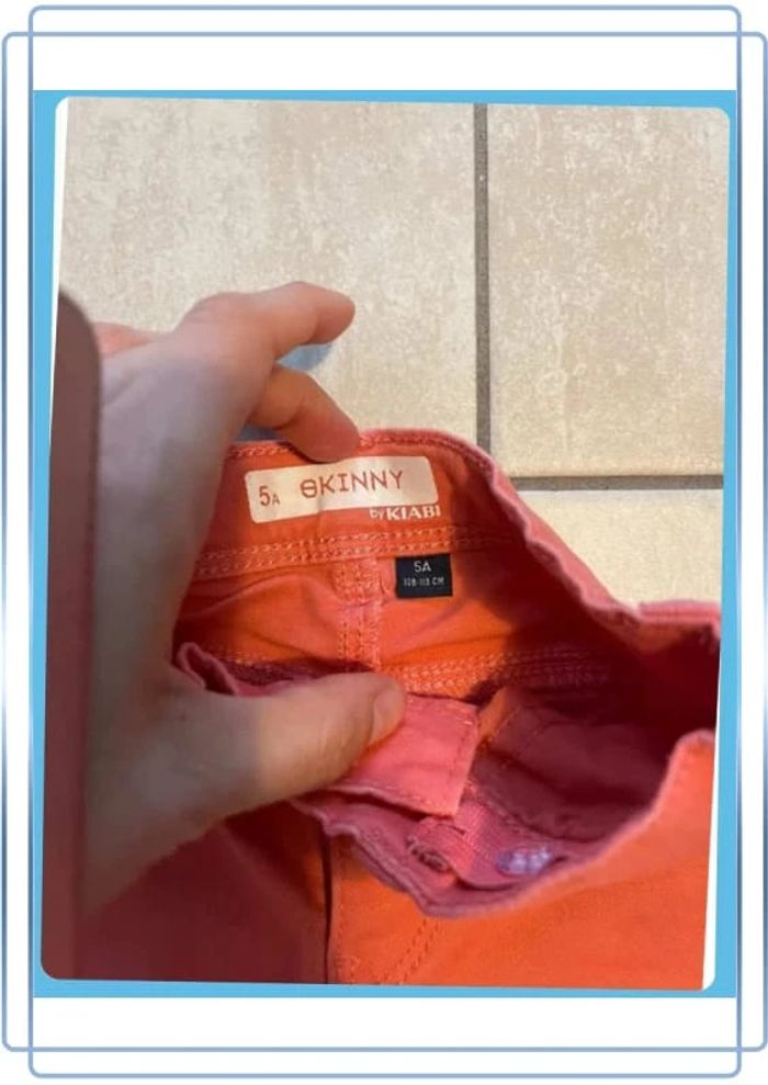 Pantalon skinny taille ajustable 5 ans kiabi - photo numéro 2
