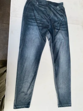 Leggings effet jean