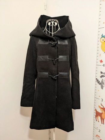 Manteau Duffle-coat chic Noir La Redoute 38