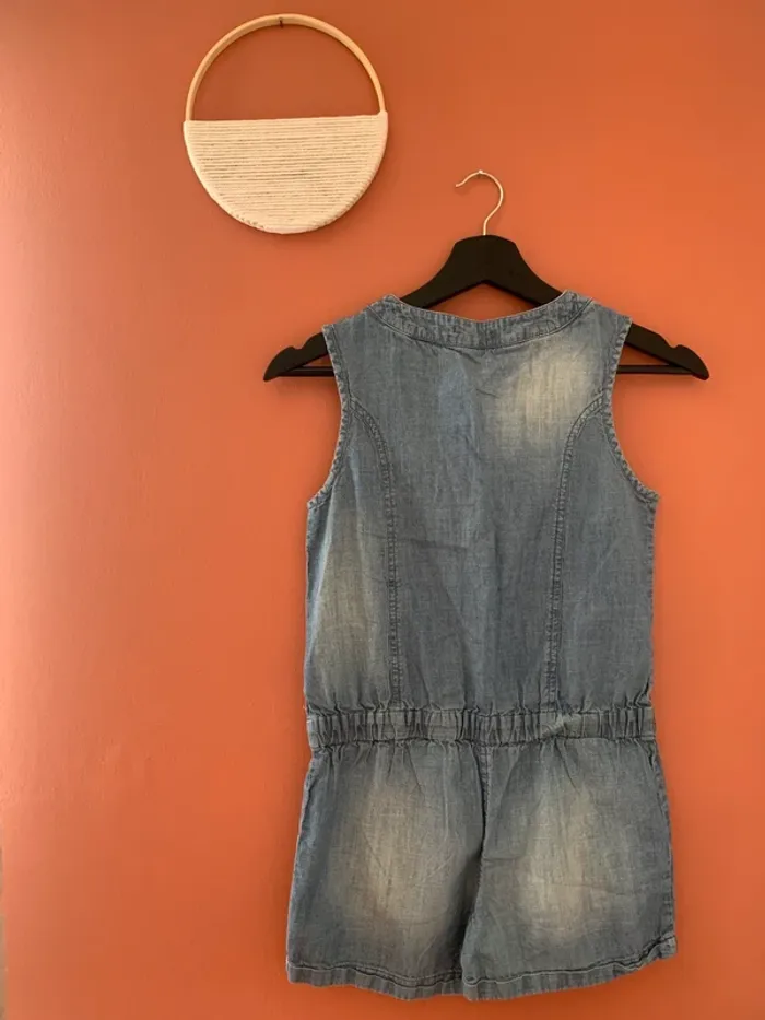 👗 Combishort en jean léger Orchestra – 10 ans - photo numéro 3