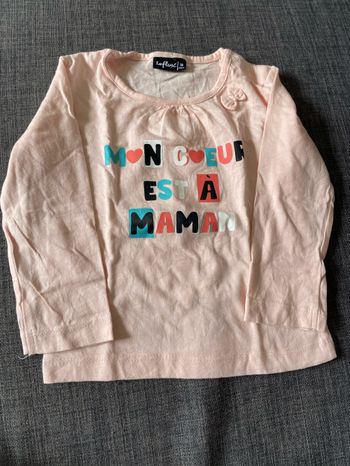Tee shirt manche longue 18 mois