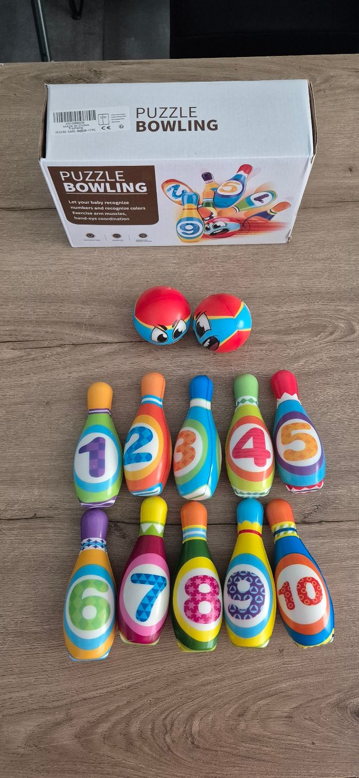 Jeu de bowling en mousse - photo numéro 2