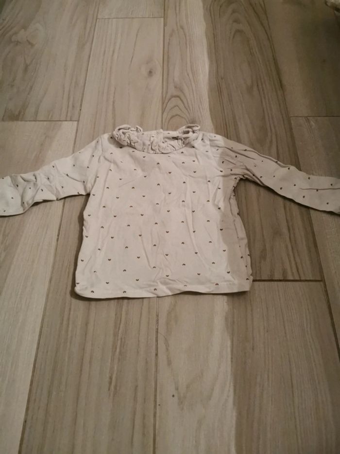 Tee-shirt manche longue verbaudet 18 mois