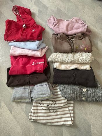 Lot gilet / pull