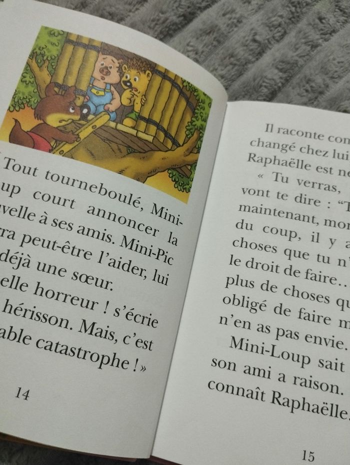 Livre mini loup et sa petite sœur - photo numéro 3