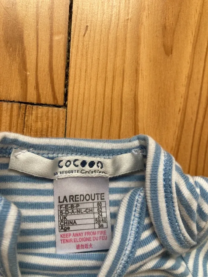 Lot de 2 bodys manches courtes 3 mois - photo numéro 6