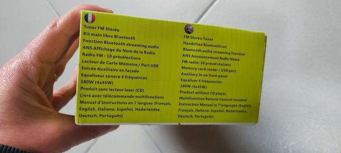 Autoradio bluetooth RDU1540 Takara - photo numéro 2