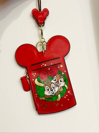 Porte carte lanière