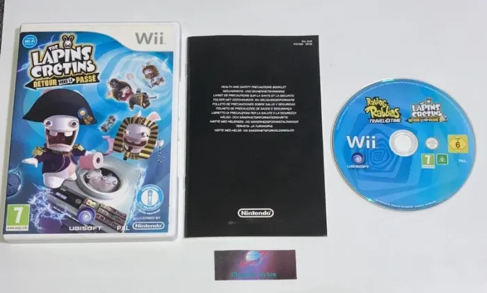 3 Jeux The Lapins Cretins Retour vers le passé/Rayman - Nintendo Wii  VF PAL - photo numéro 5
