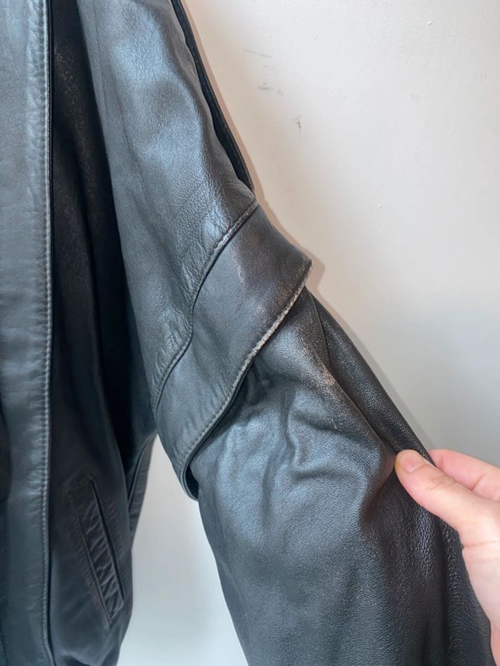 Veste en cuir véritable - photo numéro 2