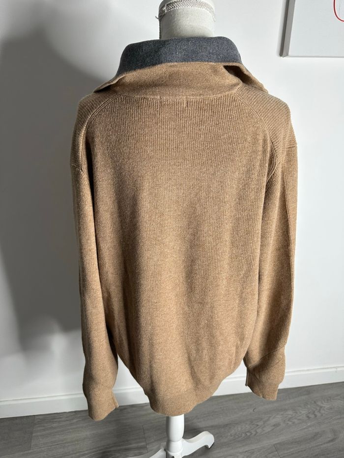 Pull beige laine et alpaga Serge Blanco TXL - photo numéro 10