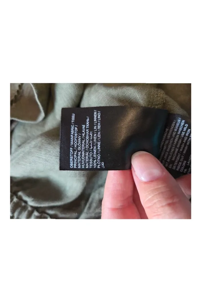 Pantalon en lin à jambe large Ulla Popken T58 - photo numéro 10
