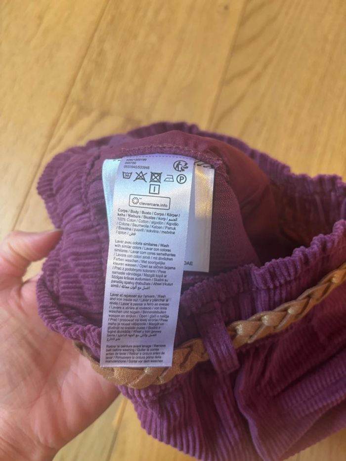 Neuf - Short velours Gemo - photo numéro 6