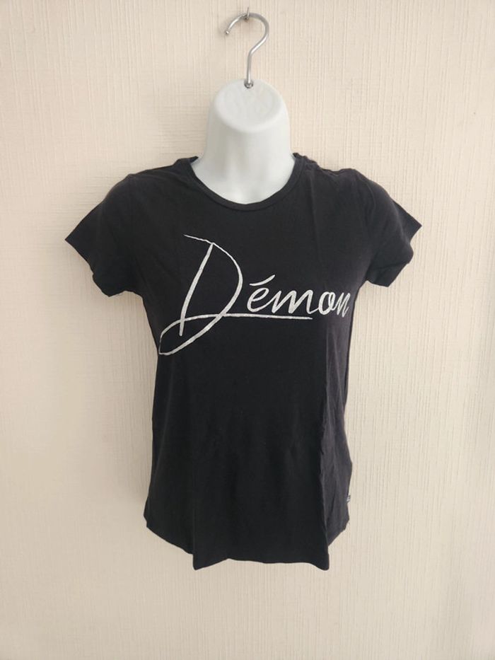 Tee-shirt manches courtes noir Le Temps des Cerises 🍒 XXS