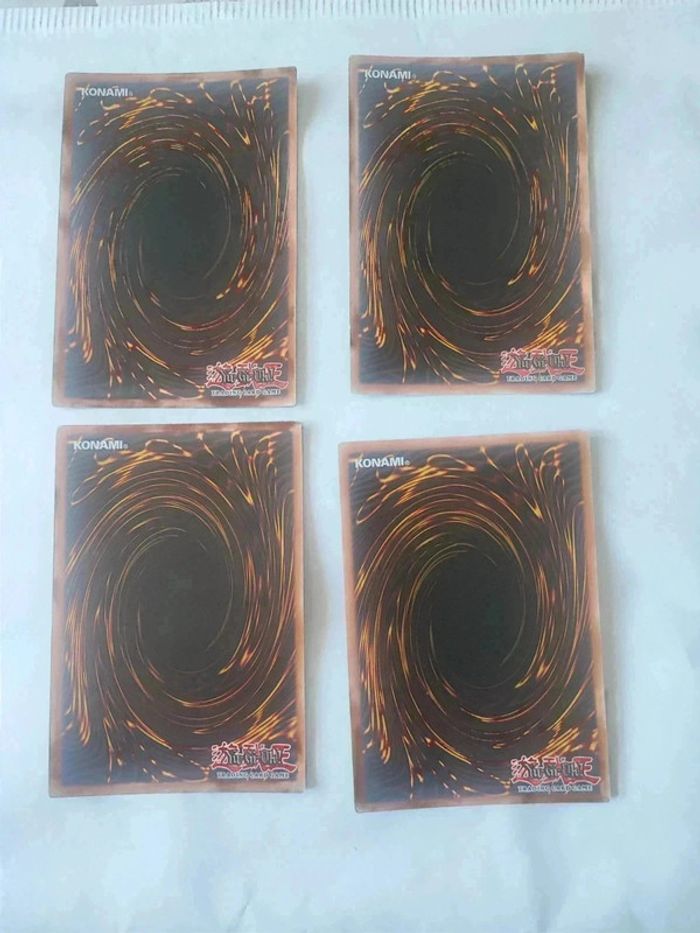 4 cartes Yu-Gi-Oh!  Dragon de la cloche de feu édition limitée ha01-fr007 - photo numéro 6