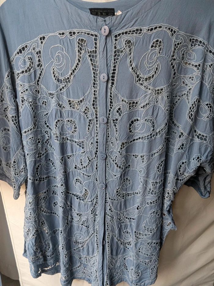 Chemise ajourée de dentelle anglaise - photo numéro 13