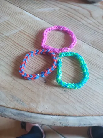 Lot de 3 Bracelets fantaisie élastique