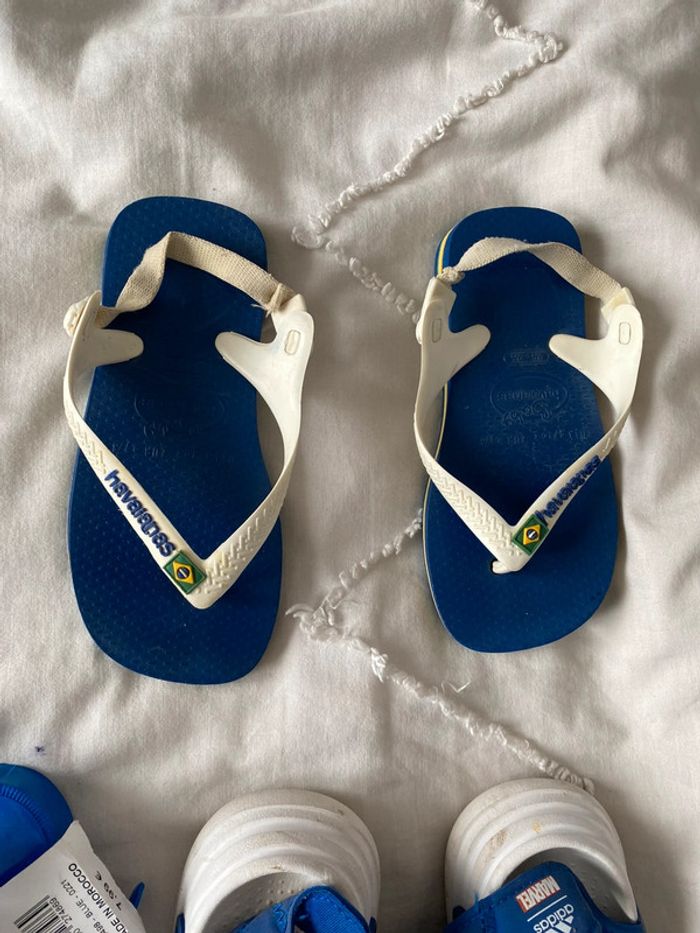 Lot de 3 paire de sandalette ,claquette garçon 25/26 - photo numéro 3