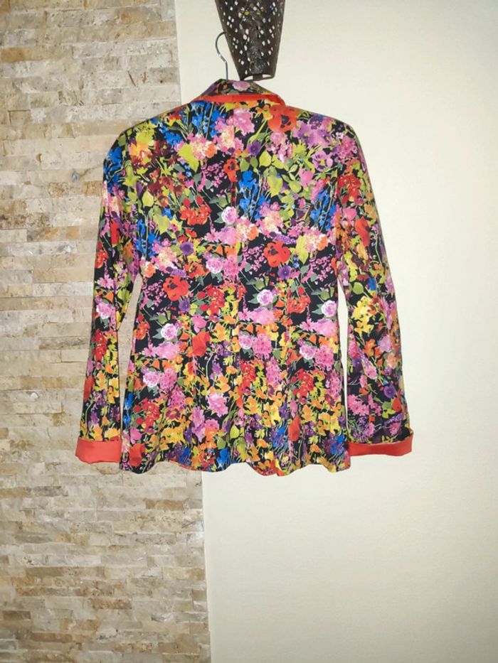 Veste fleurie multicolore Manigance taille 38 - photo numéro 8