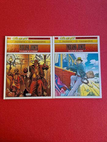 Lot de 2 bd Indiana Jones
