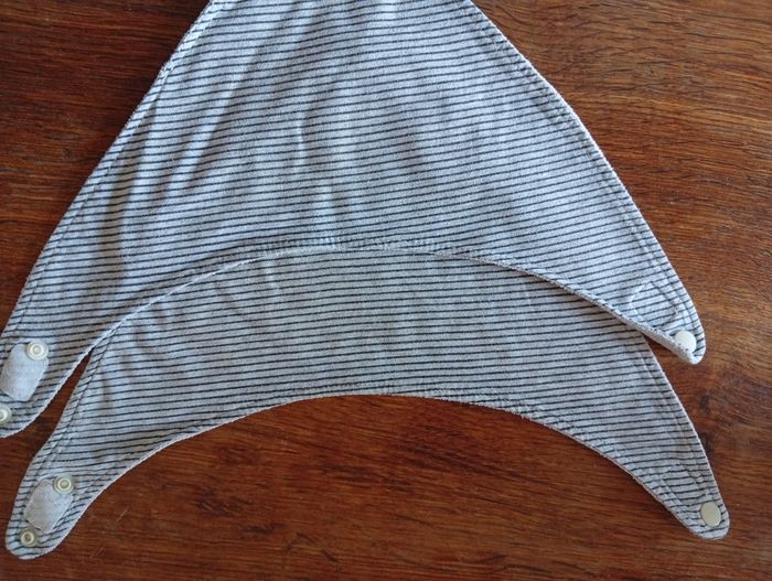 Lot de 5 bavoirs bandanas anti bavouille - photo numéro 4