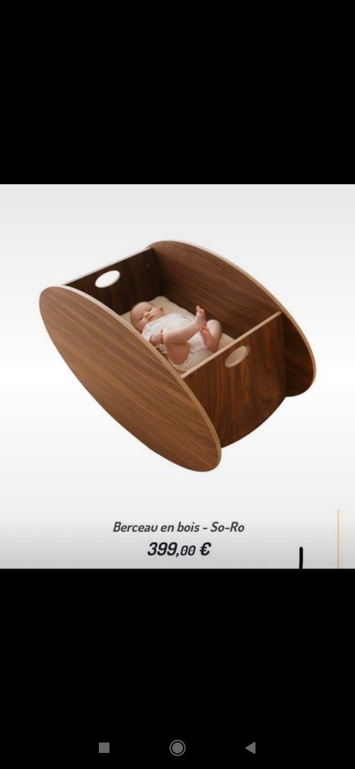 Berceau bascule bois - photo numéro 7