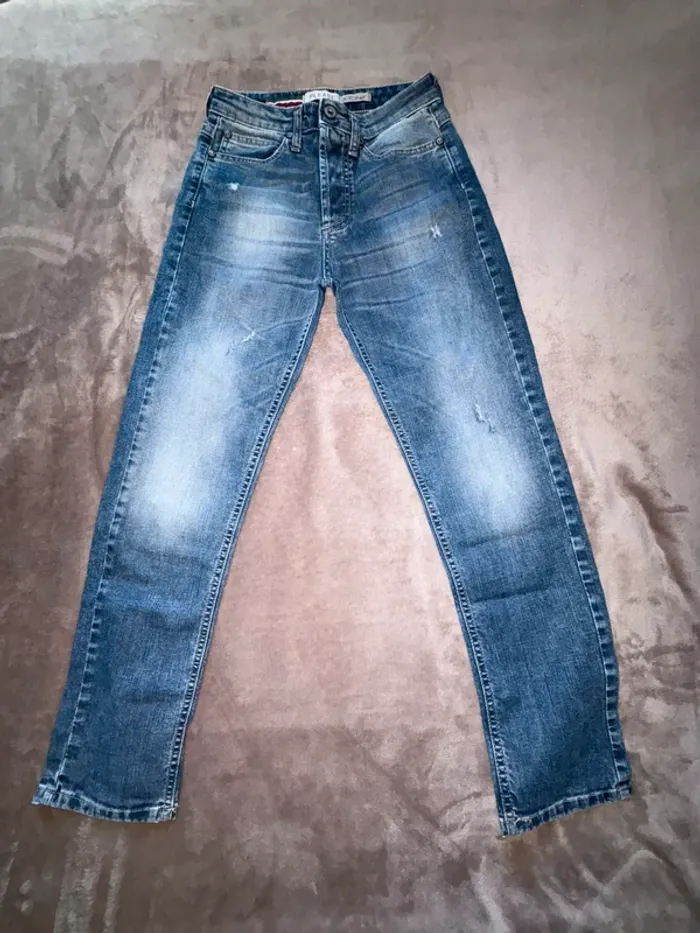 Jean femme Please taille XXS bleu en très bon état - photo numéro 3