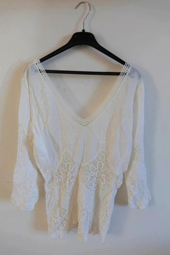C49 blouse blanc Pull&Bear M