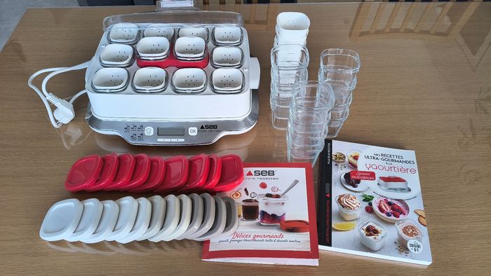 Yaourtière Seb multi délices 12 pots + 12 pots