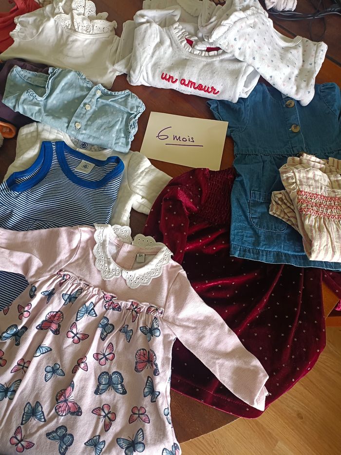 Lot 16 articles - bébé fille 6 mois - photo numéro 4