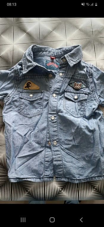 Chemise Manche courte jean