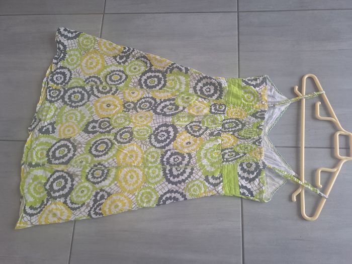 Robe d'été verte Cache Cache Taille 36 - photo numéro 8