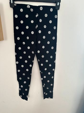 Legging fille noir et argenté taille11/12 ans