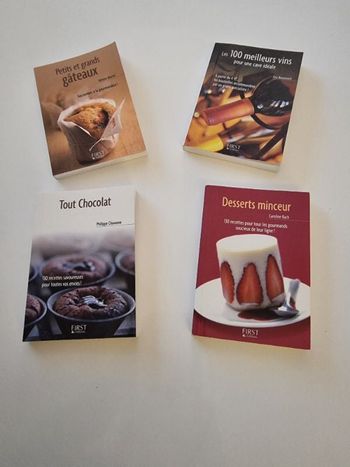 Lot de 4 mini livres.