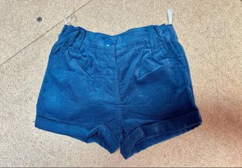 Short en velour neuf