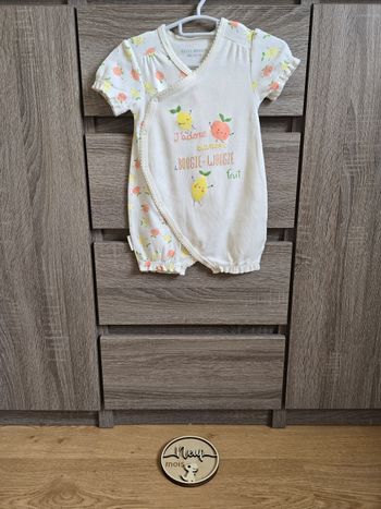 Vêtement Bébé - Barboteuse fruit - Petit Béguin- 9 mois 74 cm