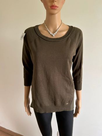 Blouse kaki neuve avec manches 3/4 Morgan taille L