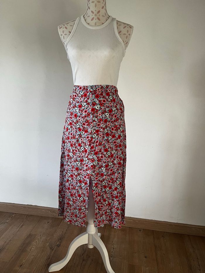 Magnifique robe midi fendue Naf Naf - photo numéro 3