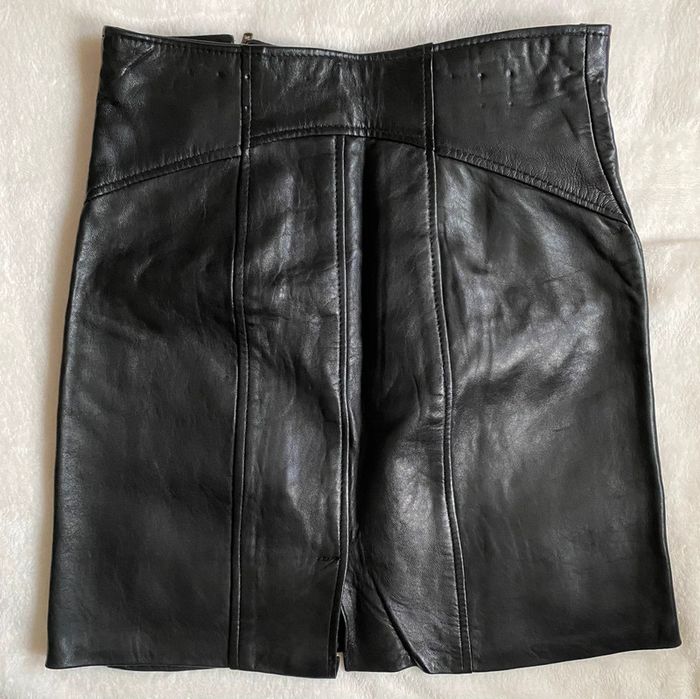 Jupe En Cuir Taille 36 - photo numéro 4